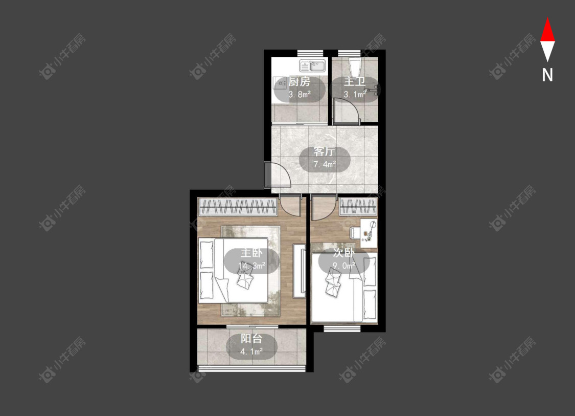 常州斜桥巷在售二手房源户型图_小牛看房