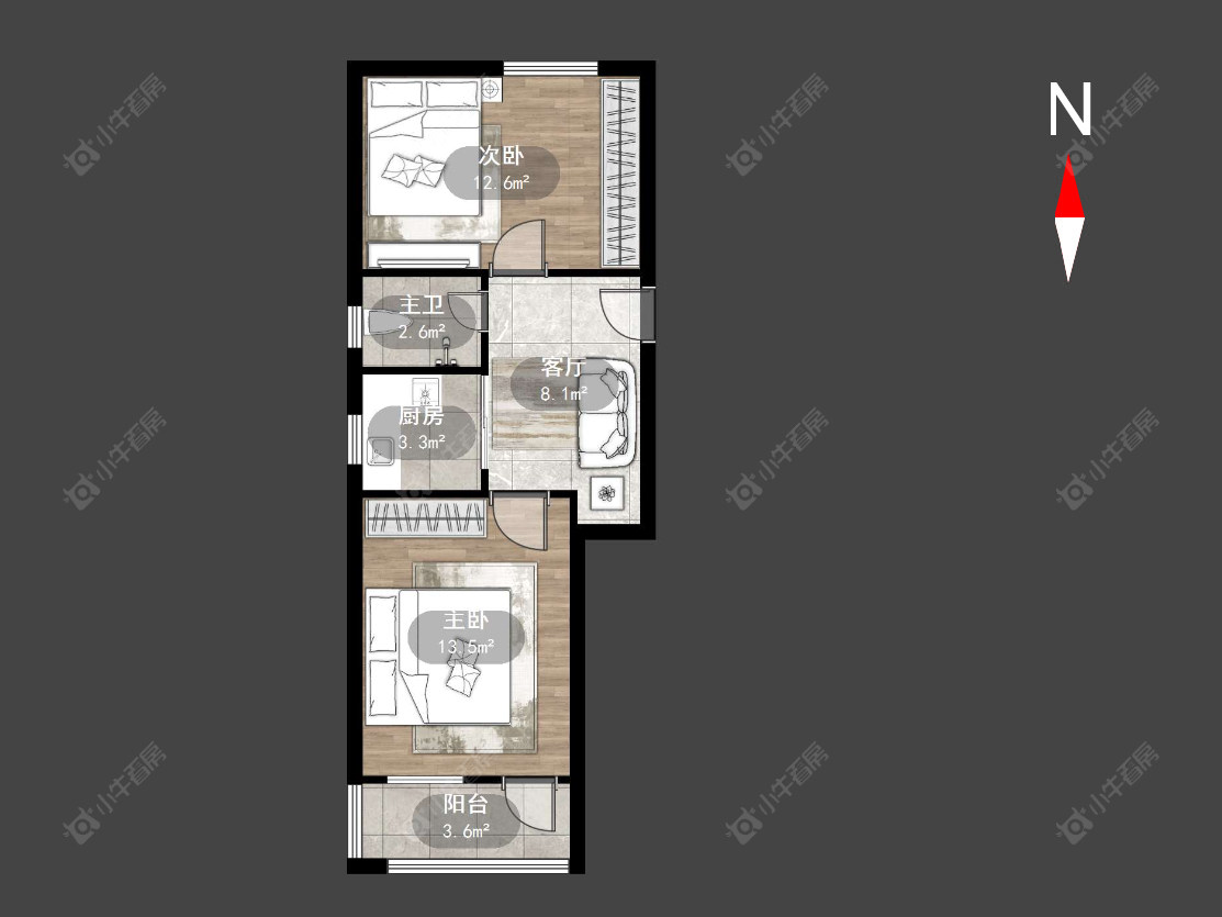 朝阳四村房源户型图 常州朝阳四村在售二手房源户型图_小牛看房