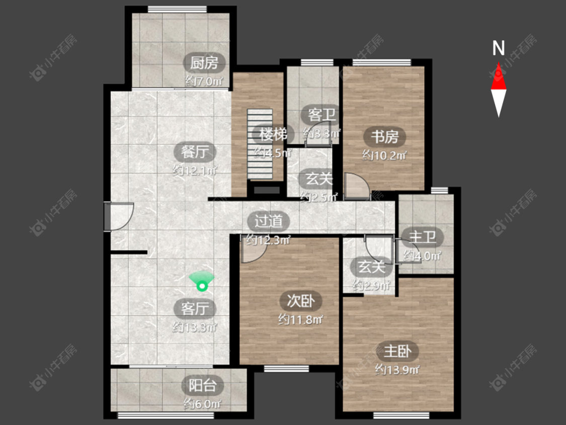 常州雅居乐凤凰台在售二手房源户型图_小牛看房