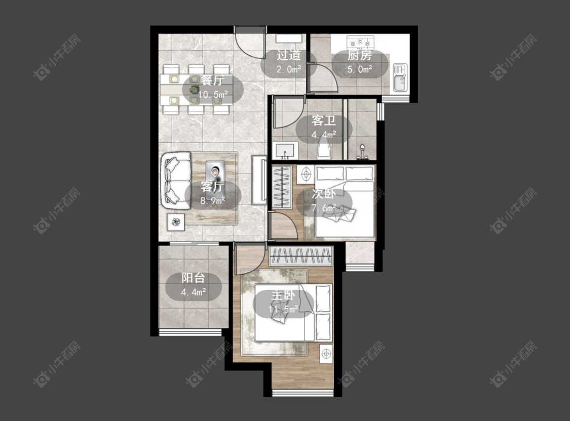 九洲花园一期房源户型图 常州九洲花园一期在售二手房源户型图_小牛看房