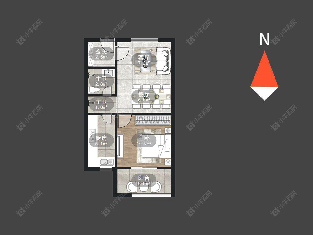 绿地香颂花园房源户型图 常州绿地香颂花园在售二手房源户型图_小牛看房