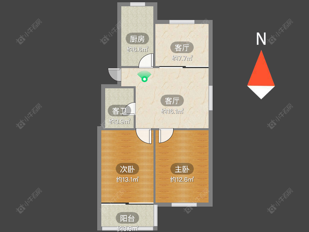 常州西环路在售二手房源户型图_小牛看房