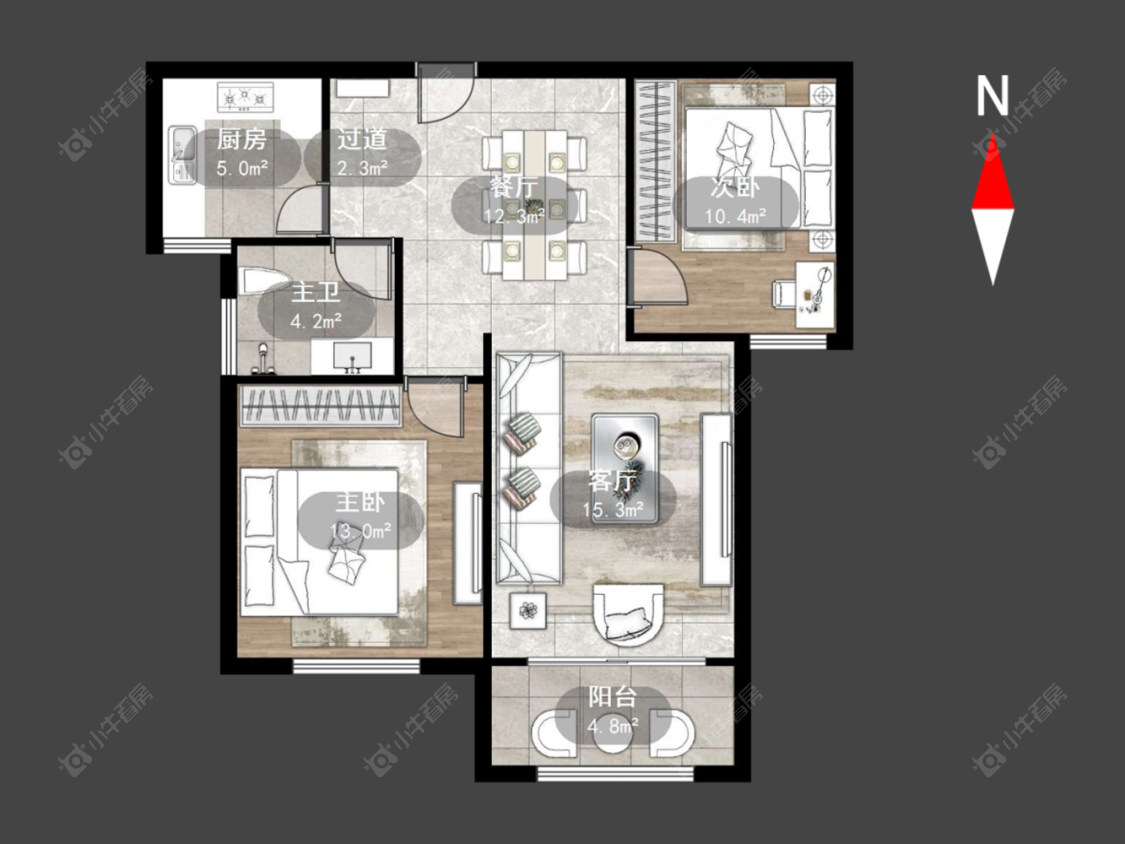 顺园八村北区房源户型图 常州顺园八村北区在售二手房源户型图_小牛看房