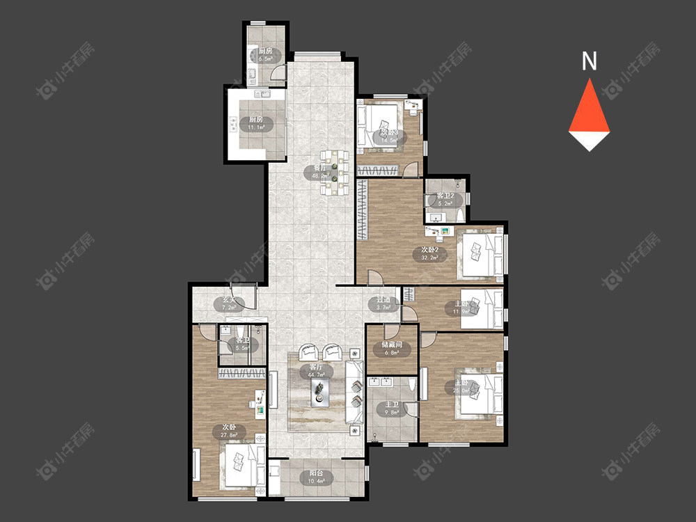 常州紫金城南区在售二手房源户型图_小牛看房
