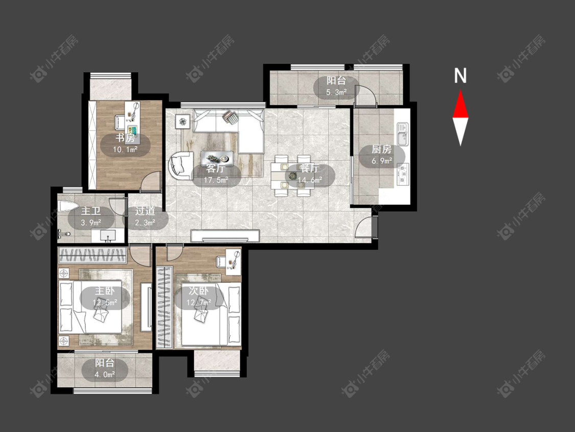 常州绿都万和城二区在售二手房源户型图_小牛看房