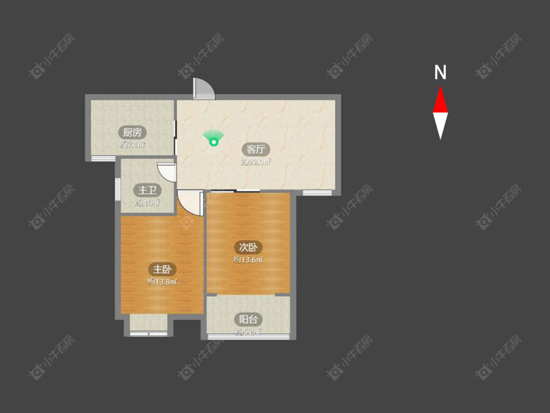常州锦海星城二期在售二手房源户型图_小牛看房