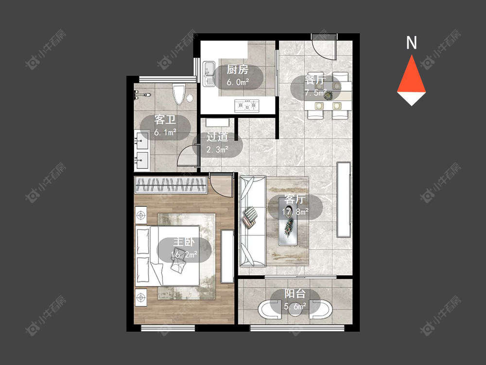 常州绿地峰云汇在售二手房源户型图_小牛看房