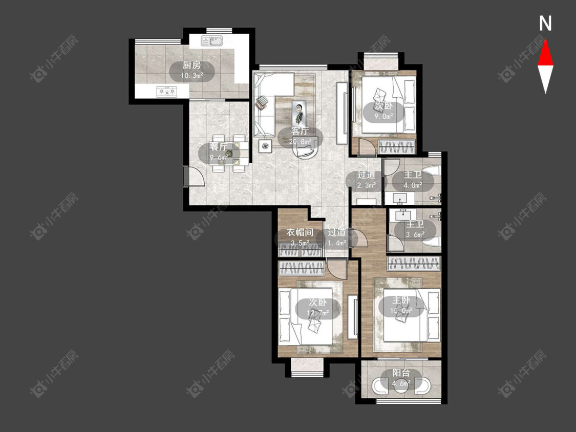 常州星鑫家园一期在售二手房源户型图_小牛看房
