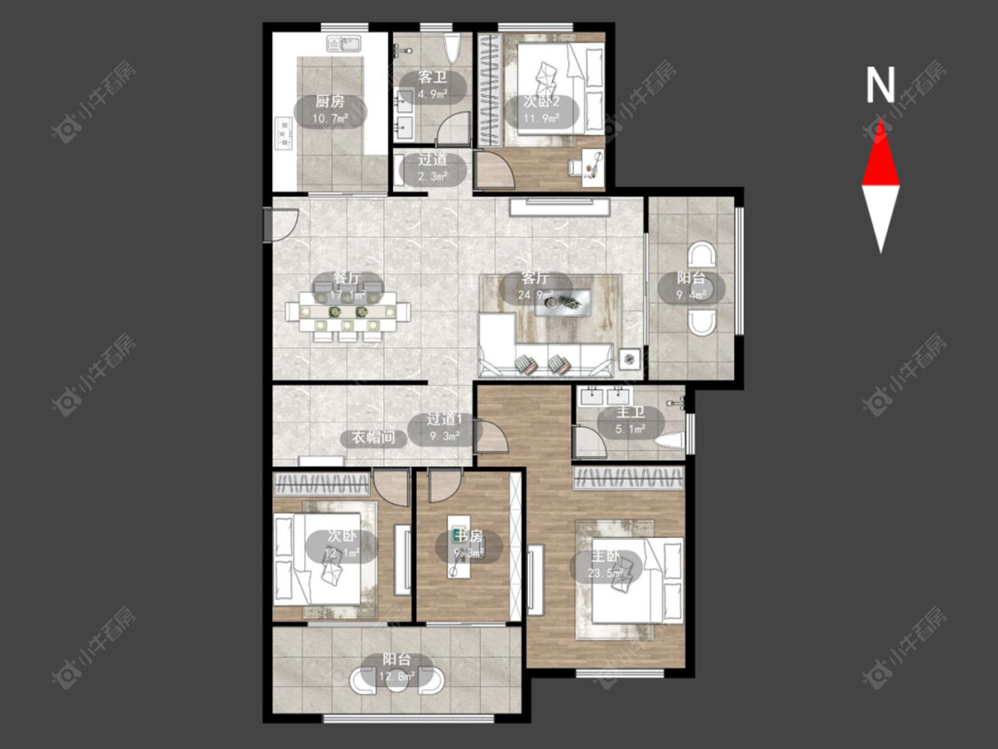 常州金新御园在售二手房源户型图_小牛看房
