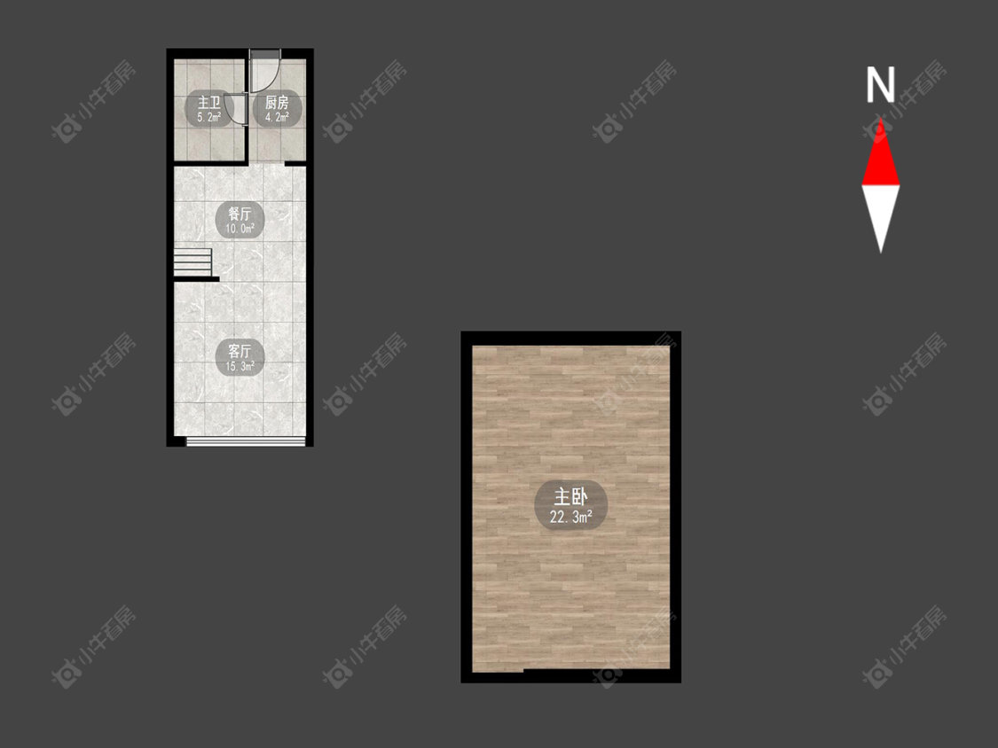 常州富都商务公寓在售二手房源户型图_小牛看房