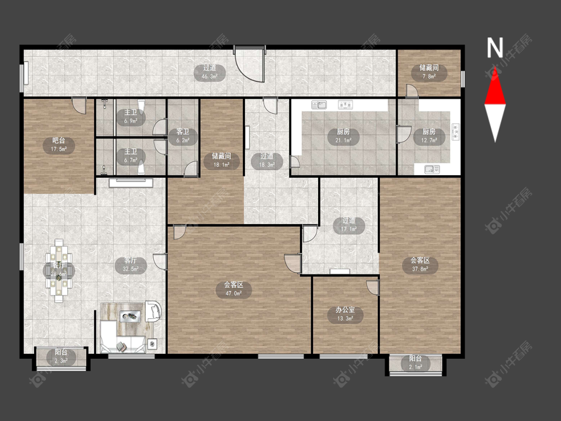 常州雅居乐星河湾在售二手房源户型图_小牛看房