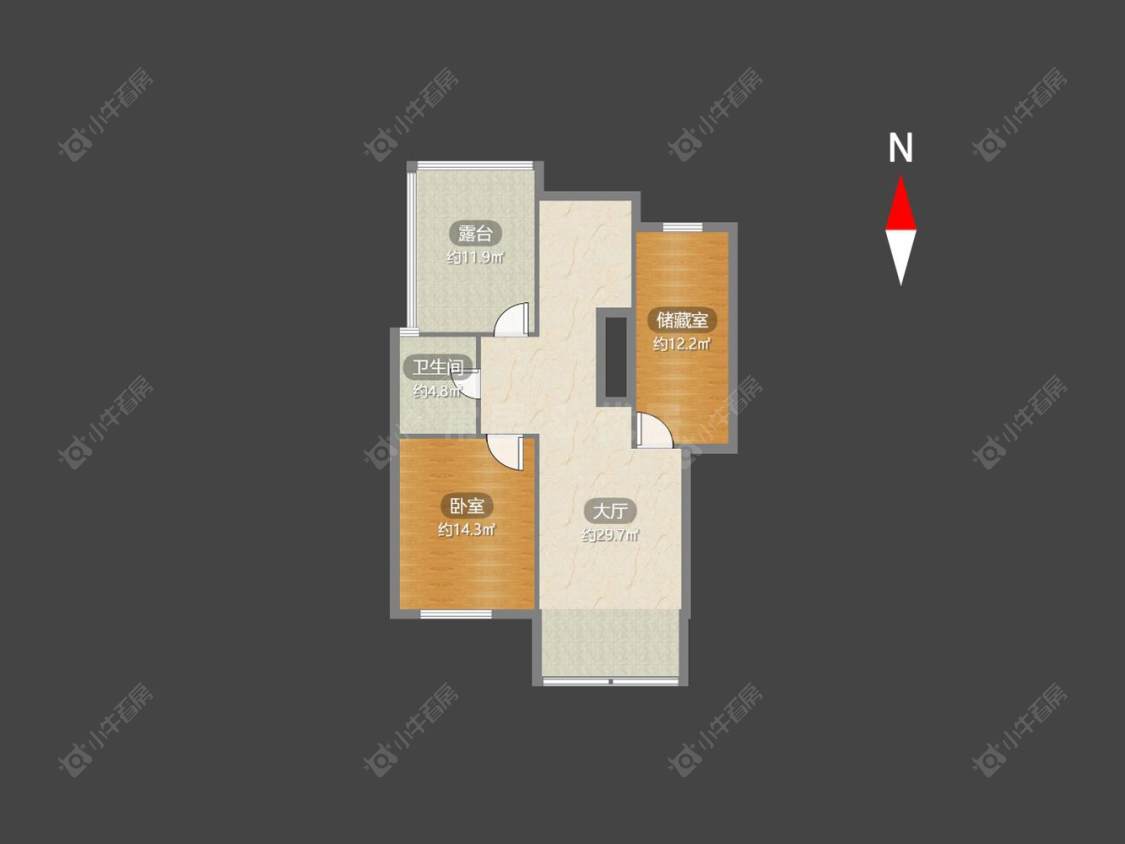 常州陈渡新苑在售二手房源户型图_小牛看房