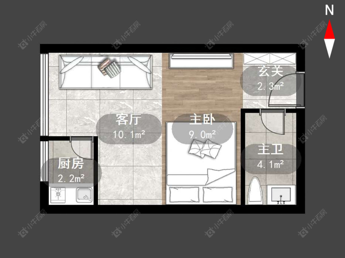 常州金色新城西区在售二手房房源户型图_小牛看房