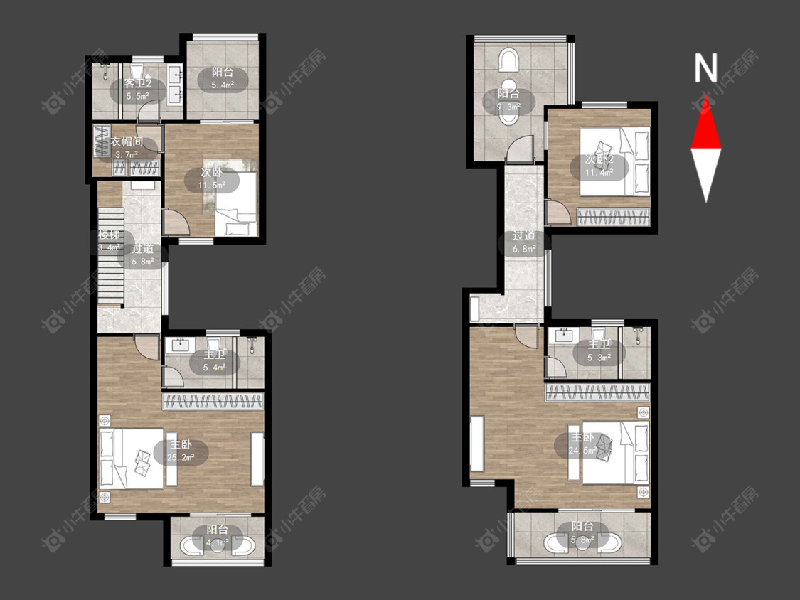 常州水韵江南在售二手房源户型图_小牛看房