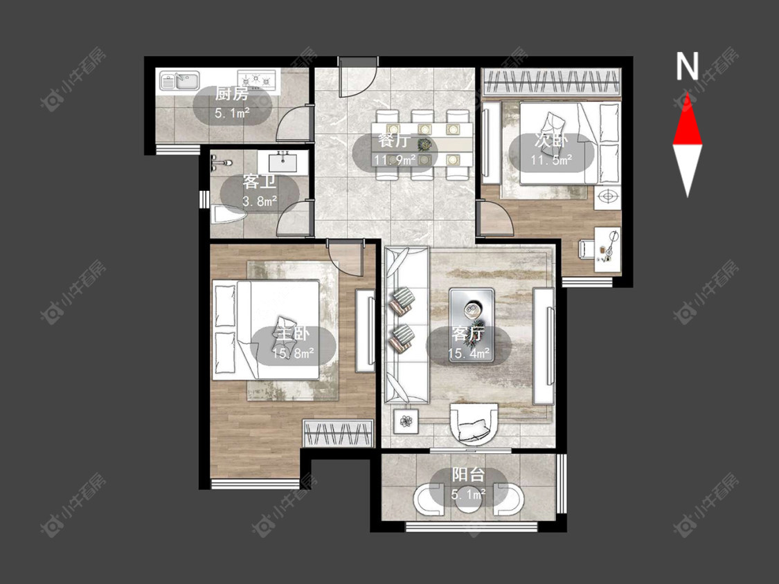 永宁雅苑房源户型图 常州永宁雅苑在售二手房源户型图_小牛看房