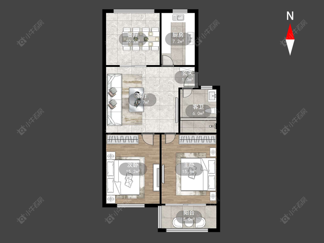 常州机厂街在售二手房源户型图_小牛看房