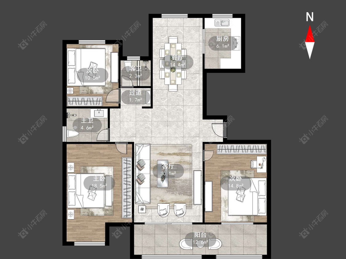 常州广嘉东郡在售二手房源户型图_小牛看房