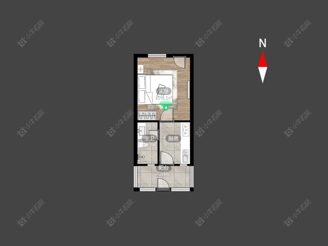 常州天皇堂弄在售二手房源户型图_小牛看房