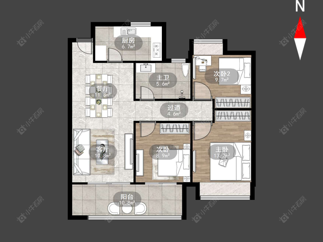 旭辉都会里房源户型图 常州旭辉都会里在售二手房源户型图_小牛看房