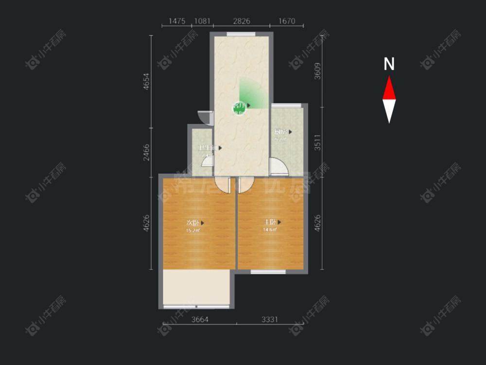 常州三家村在售二手房房源户型图_小牛看房