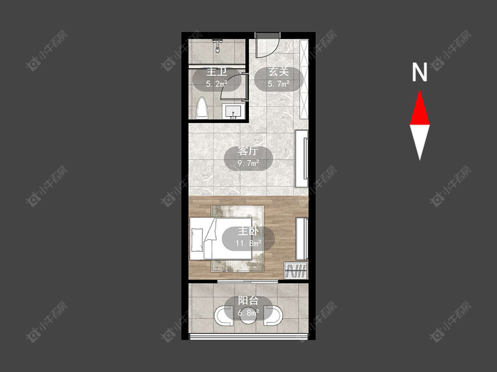 常州翡丽蓝湾（公寓）在售二手房源户型图_小牛看房