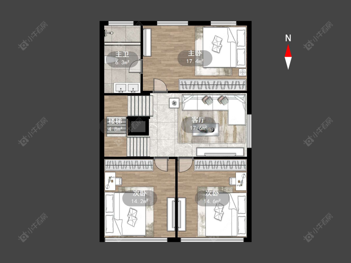 常州华胜新村在售二手房源户型图_小牛看房