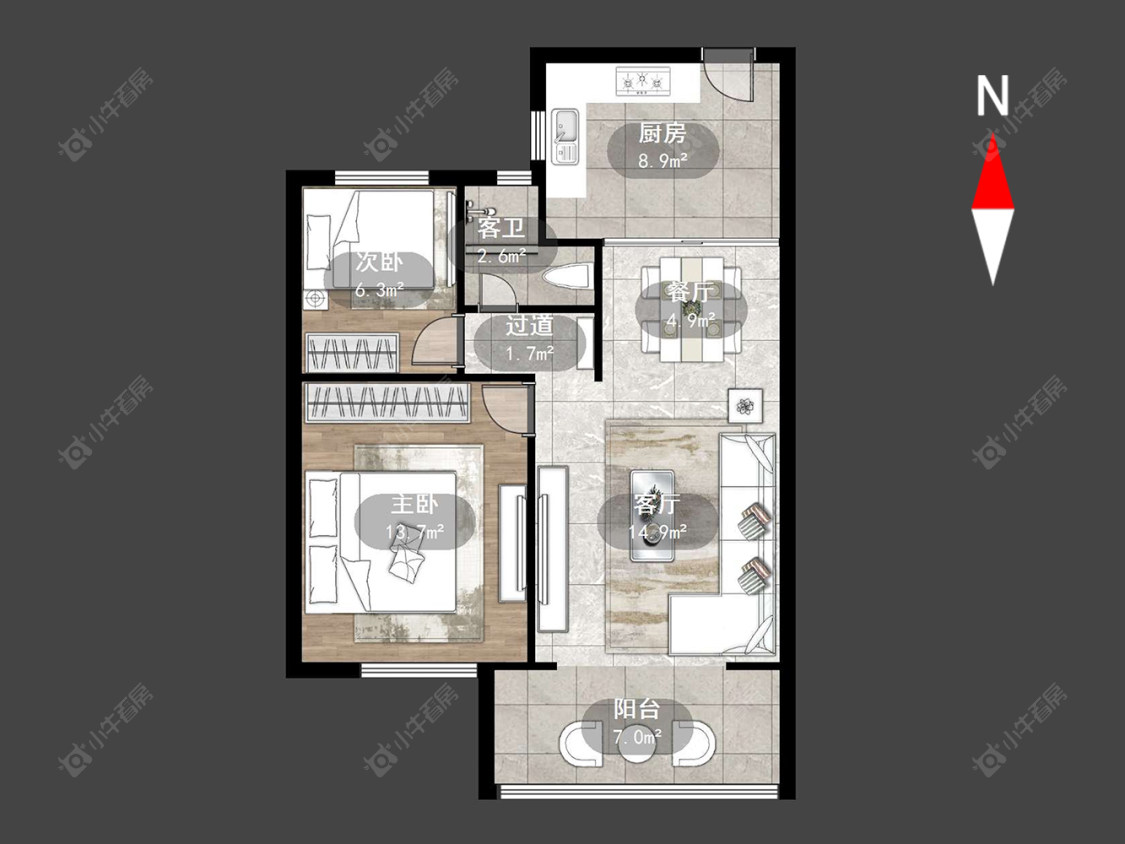 常州大明丰泰苑在售二手房源户型图_小牛看房