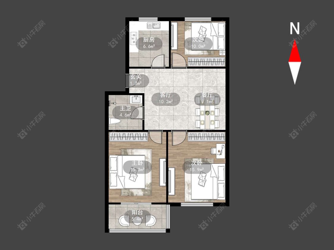 剑湖西区房源户型图 常州剑湖西区在售二手房源户型图_小牛看房