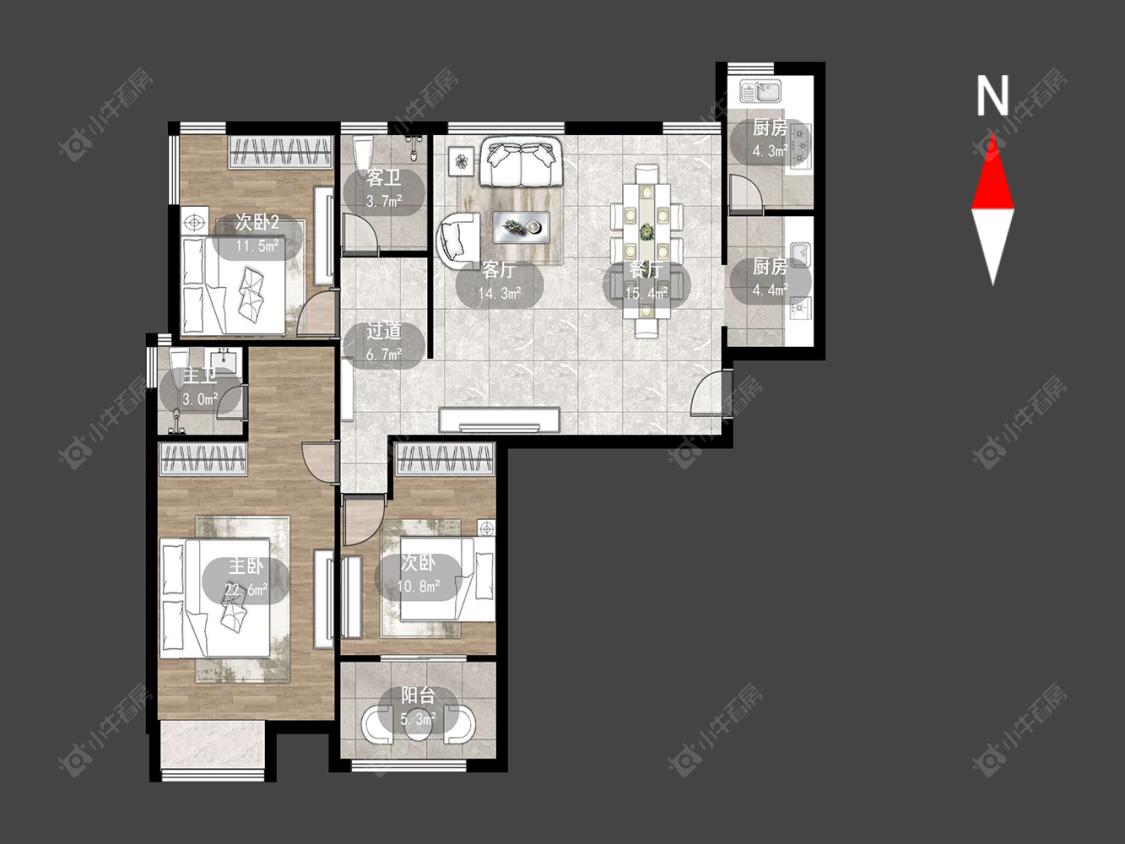 常州典雅花园在售二手房源户型图_小牛看房