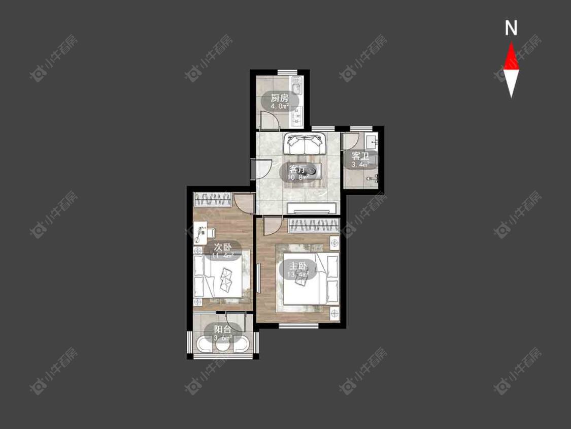 常州翠竹新村南区在售二手房房源户型图_小牛看房