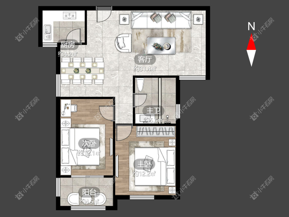 常州银河湾明苑一期在租房源_小牛看房