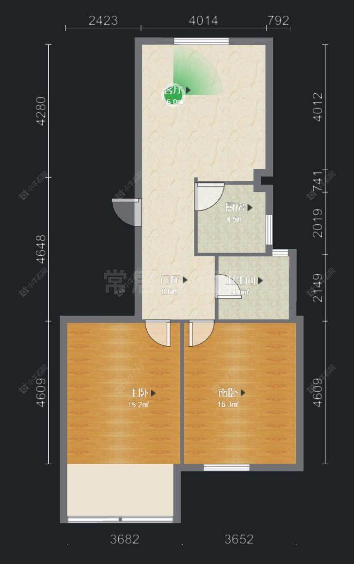 常州玲珑花园在售二手房源户型图_小牛看房