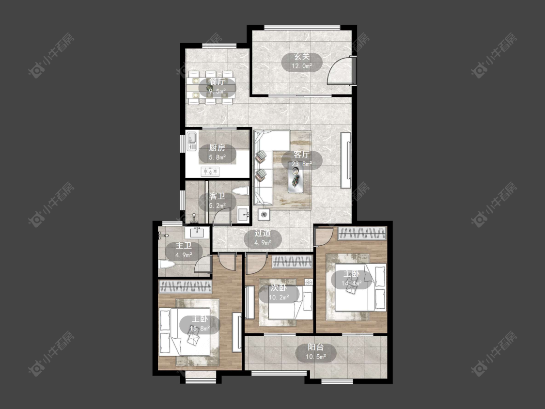 东方盛世房源户型图 丹阳东方盛世在售二手房源户型图_小牛看房