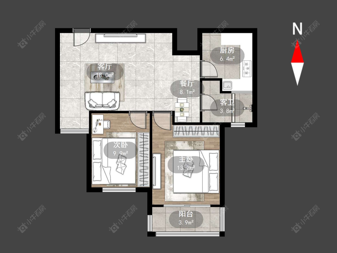 御水华庭二期房源户型图 常州御水华庭二期在售二手房源户型图_小牛看房
