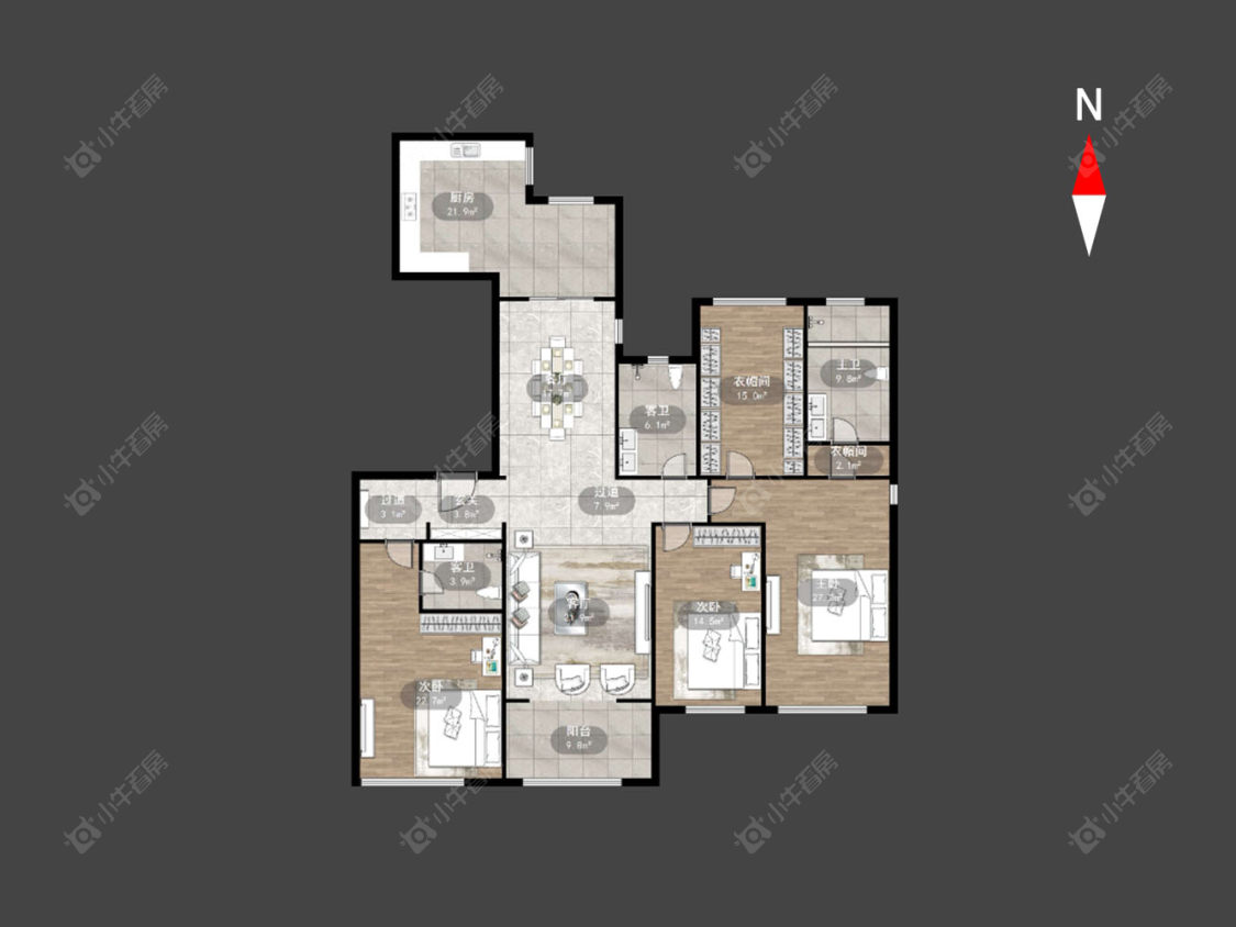 龙湖香醍漫步南区房源户型图 常州龙湖香醍漫步南区在售二手房源户型图_小牛看房