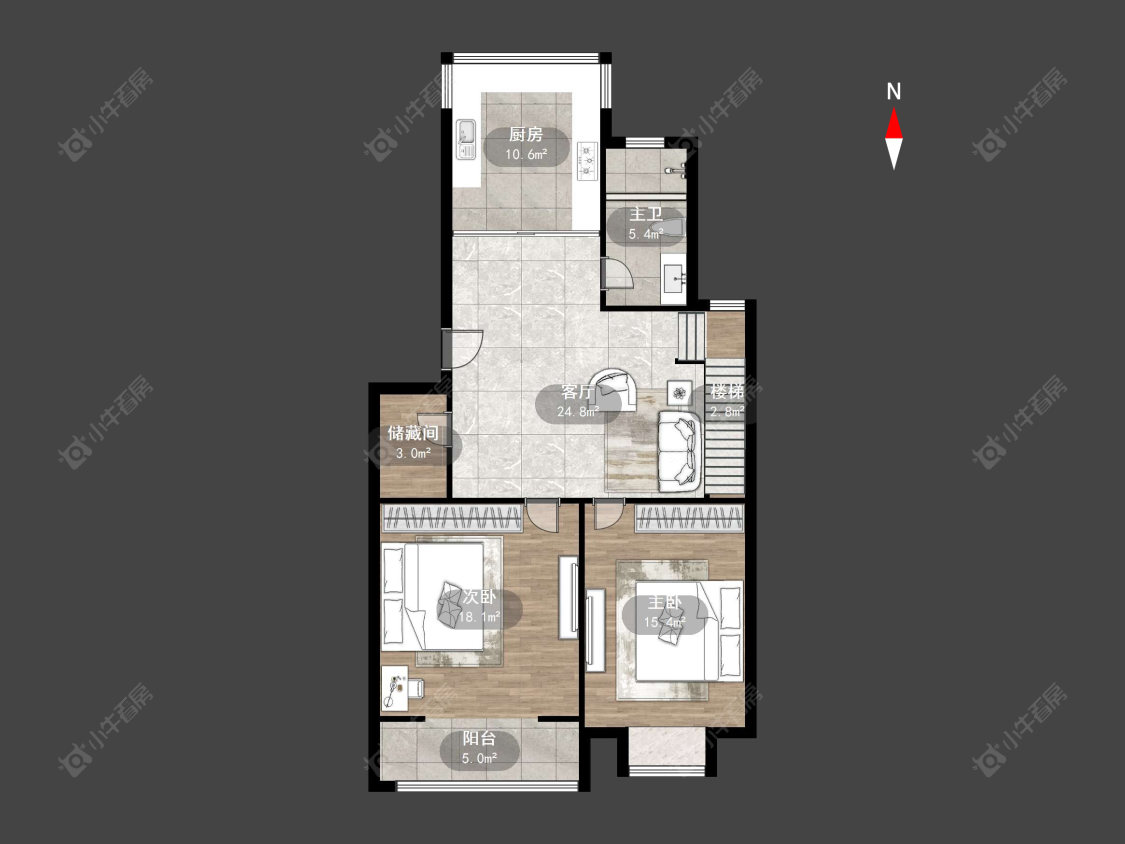 常州华苑三村在售二手房源户型图_小牛看房
