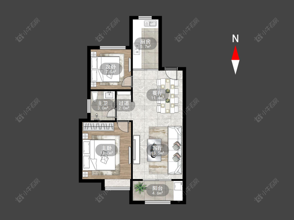 金地格林郡房源户型图 常州金地格林郡在售二手房源户型图_小牛看房