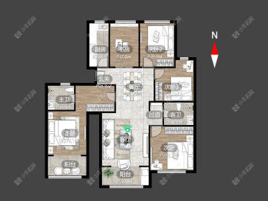 绿地世纪城一期房源户型图 常州绿地世纪城一期在租房源户型图_小牛看房