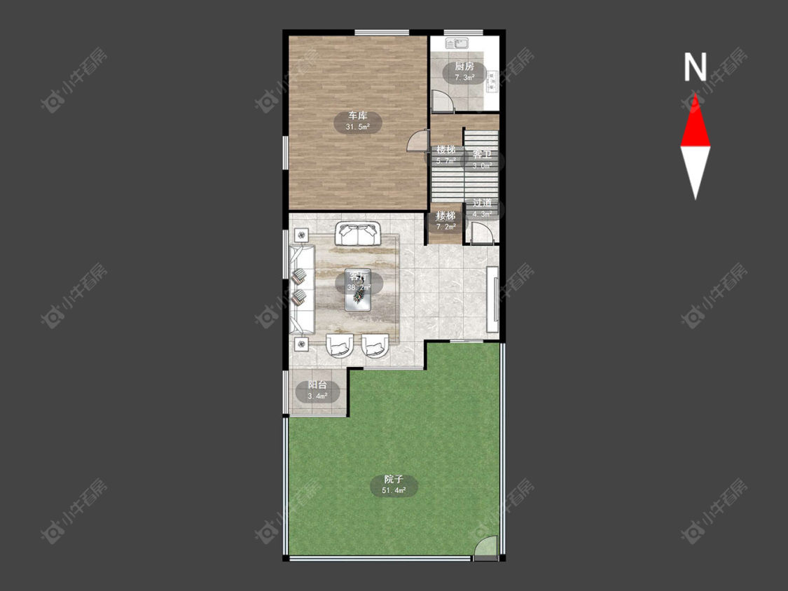 常州波士别馆在售二手房源户型图_小牛看房