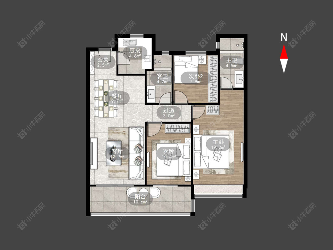 常州旭辉都会上著在售二手房源户型图_小牛看房