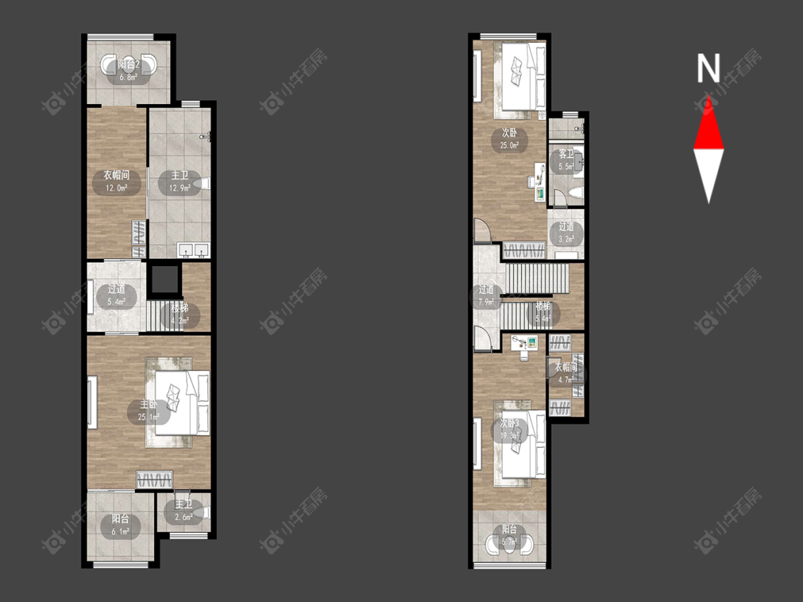 大名城南区别墅区房源户型图 常州大名城南区别墅区在售二手房源户型图_小牛看房