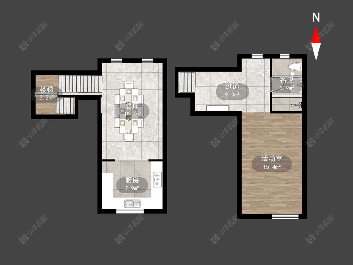 常州美林国际村在售二手房源户型图_小牛看房