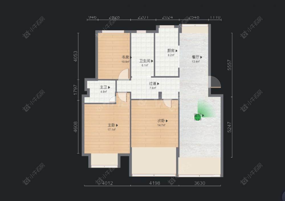 观景苑房源户型图 常州观景苑在售二手房源户型图_小牛看房