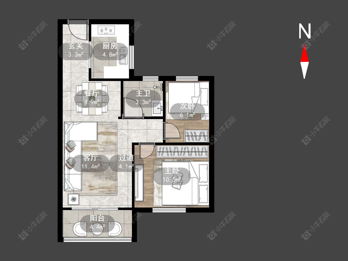兰蕙佳园房源户型图 常州兰蕙佳园在售二手房源户型图_小牛看房