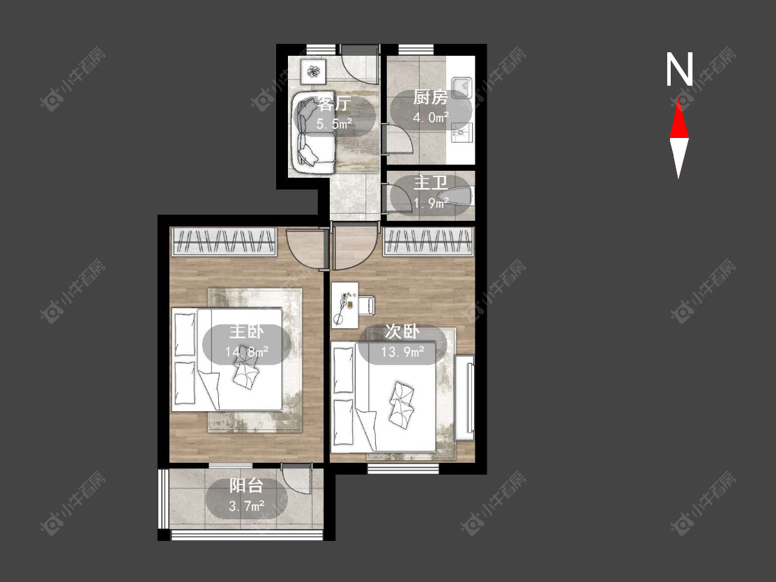 常州清凉新村在售二手房源户型图_小牛看房