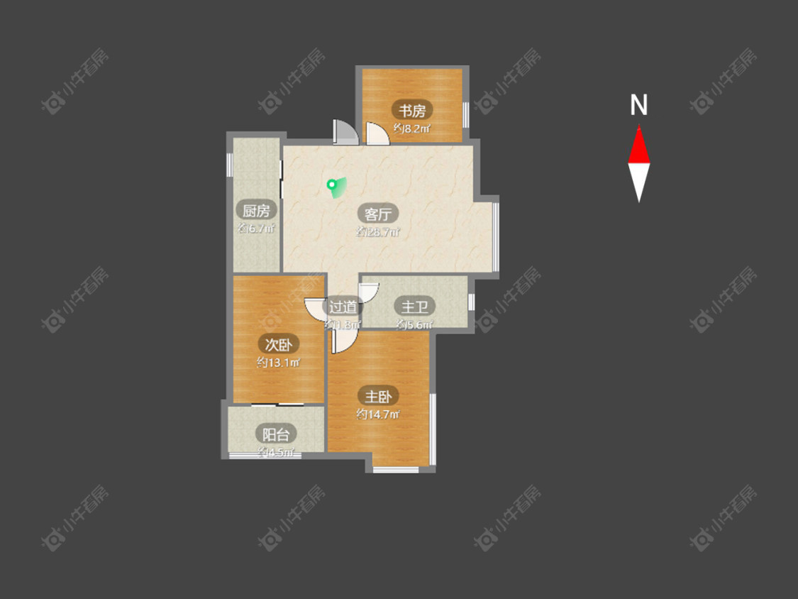 龙城福第房源户型图 常州龙城福第在售二手房房源户型图_小牛看房