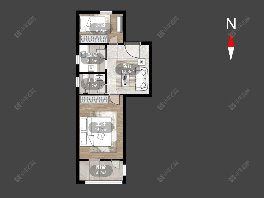 常州丽华三村在售二手房源户型图_小牛看房