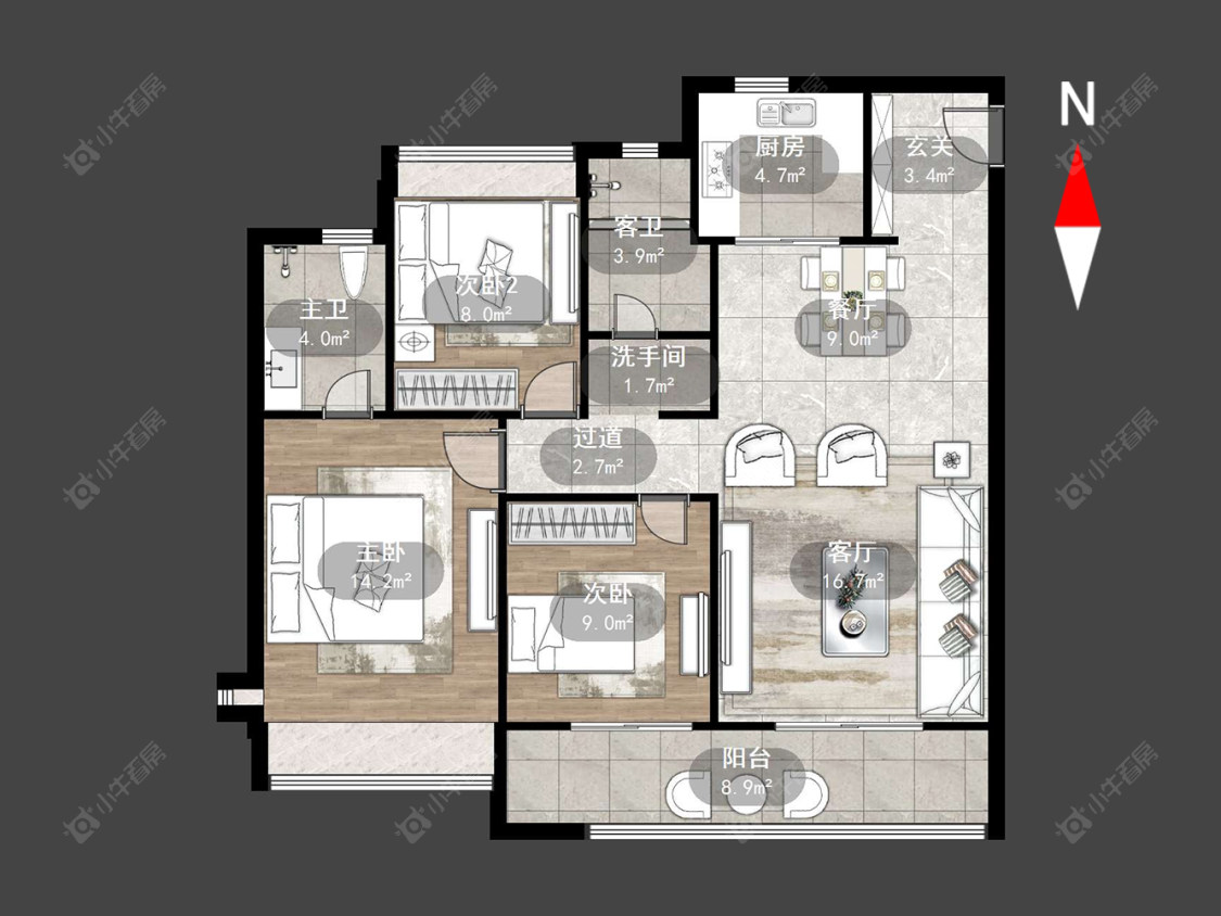 绿地香港名墩道房源户型图 常州绿地香港名墩道在售二手房源户型图_小牛看房
