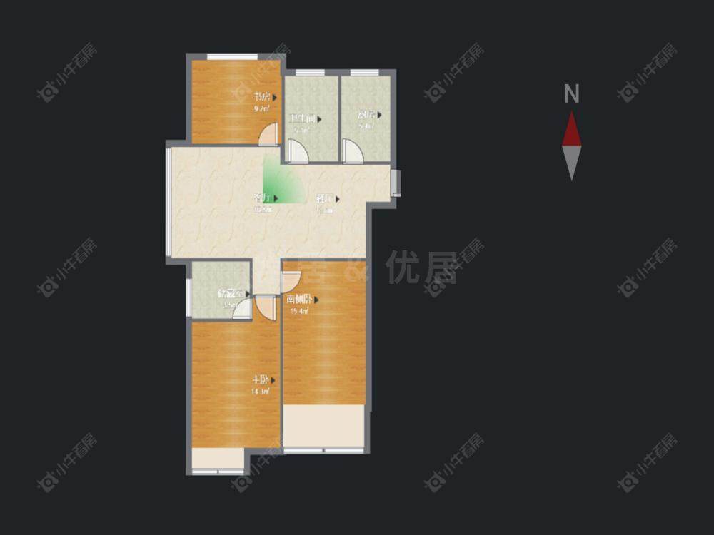 常州飞龙新苑在售二手房源户型图_小牛看房