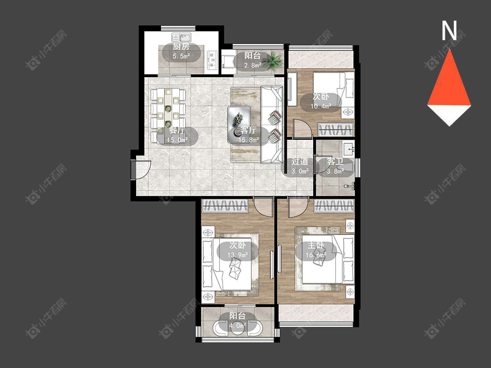 御城房源户型图 常州御城在售二手房源户型图_小牛看房
